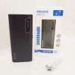 Мобільний повербанк 50000 mAh чорний пластиковий корпус з РК дисплеєм