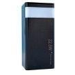 Потужний павербанк WUW-TUGII Y55 50000 mAh 22.5W чорного кольору з ліхтарем та дисплеєм, вигляд спереду.
