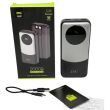 Павербанк King Power KPG-202X 20000 mAh із вбудованими кабелями чорний