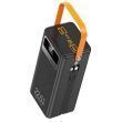 Павербанк TUGII-Y104 40000mAh 22.5W із вбудованими кабелями та LED лампою