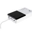 Павербанк PowerX Q500 білого кольору 30000 mAh з LCD дисплеєм