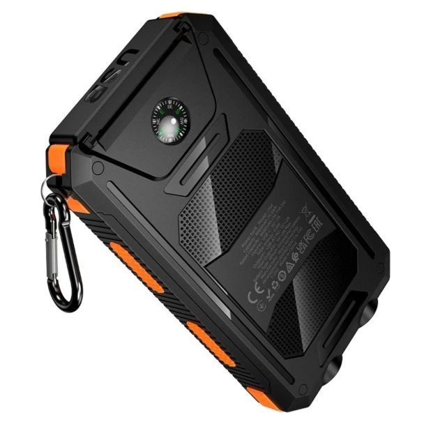 Павербанк HOCO J164 Platinum Solar 8000mAh із сонячною панеллю та компасом - вид компас